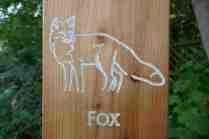 Fox carving
